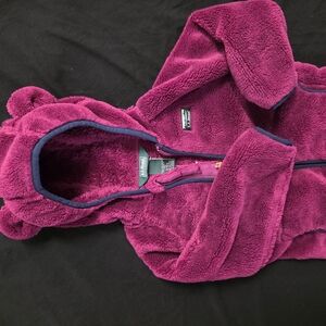 L.L Bean Hi-Pile Fleece Jacket in Purple